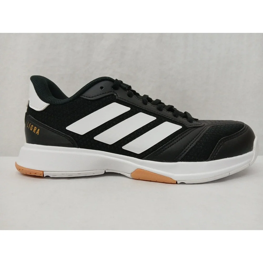 Adidas Ligra 8 W Indoor Sports Shoes Womens Black‎ White Size 9 IH8119